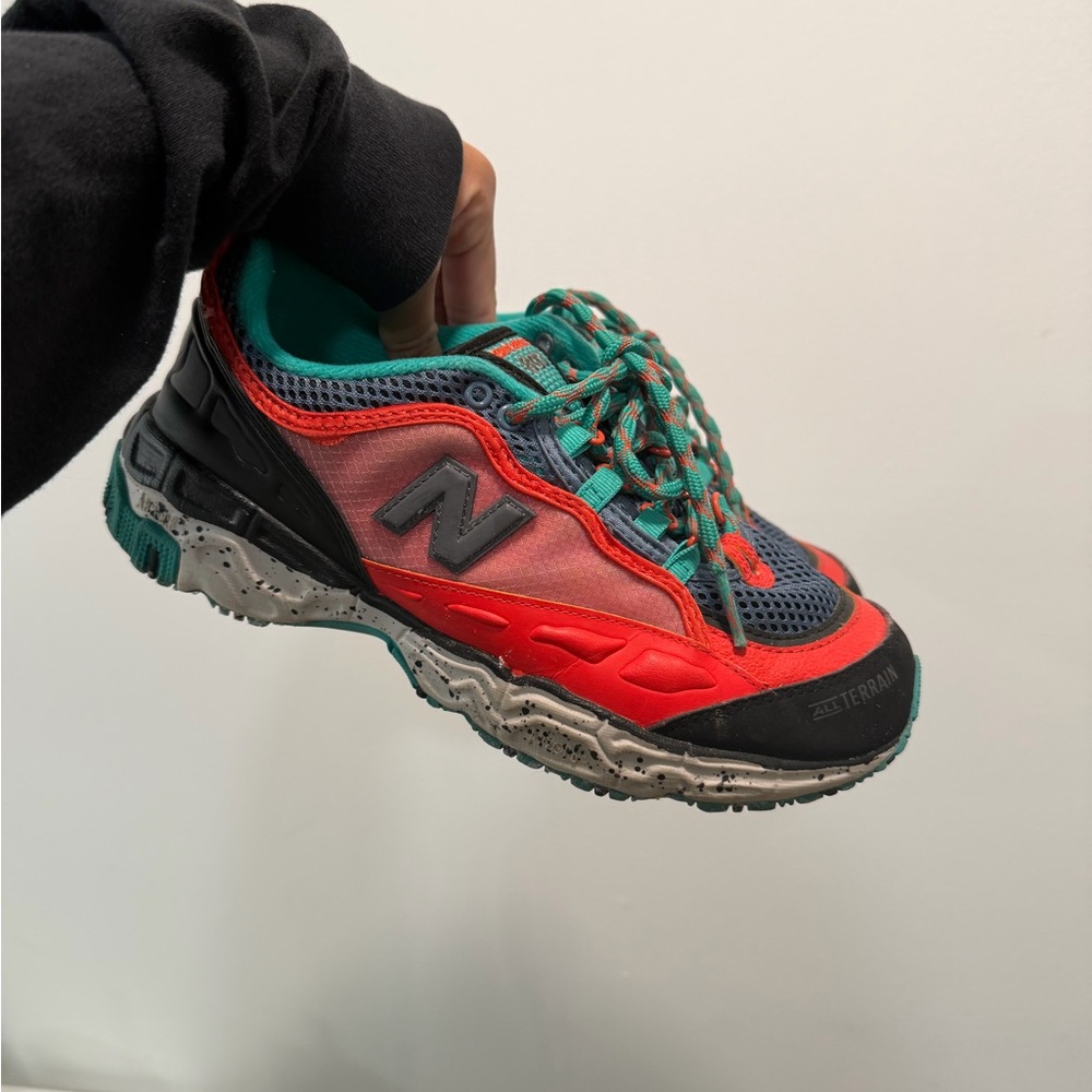 New Balance Black and Red Athletic Shoes